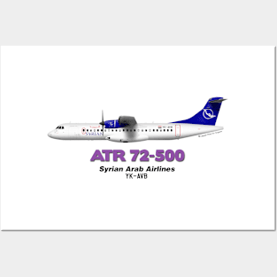 Avions de Transport Régional 72-500 - Syrian Arab Airlines Posters and Art